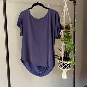 Indigo Open Back Shirt